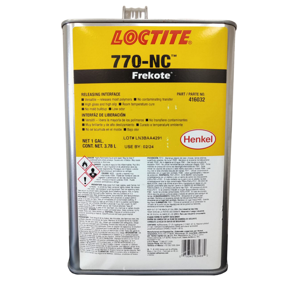 Полупостоянный разделитель Loctite Frekote 770NC
